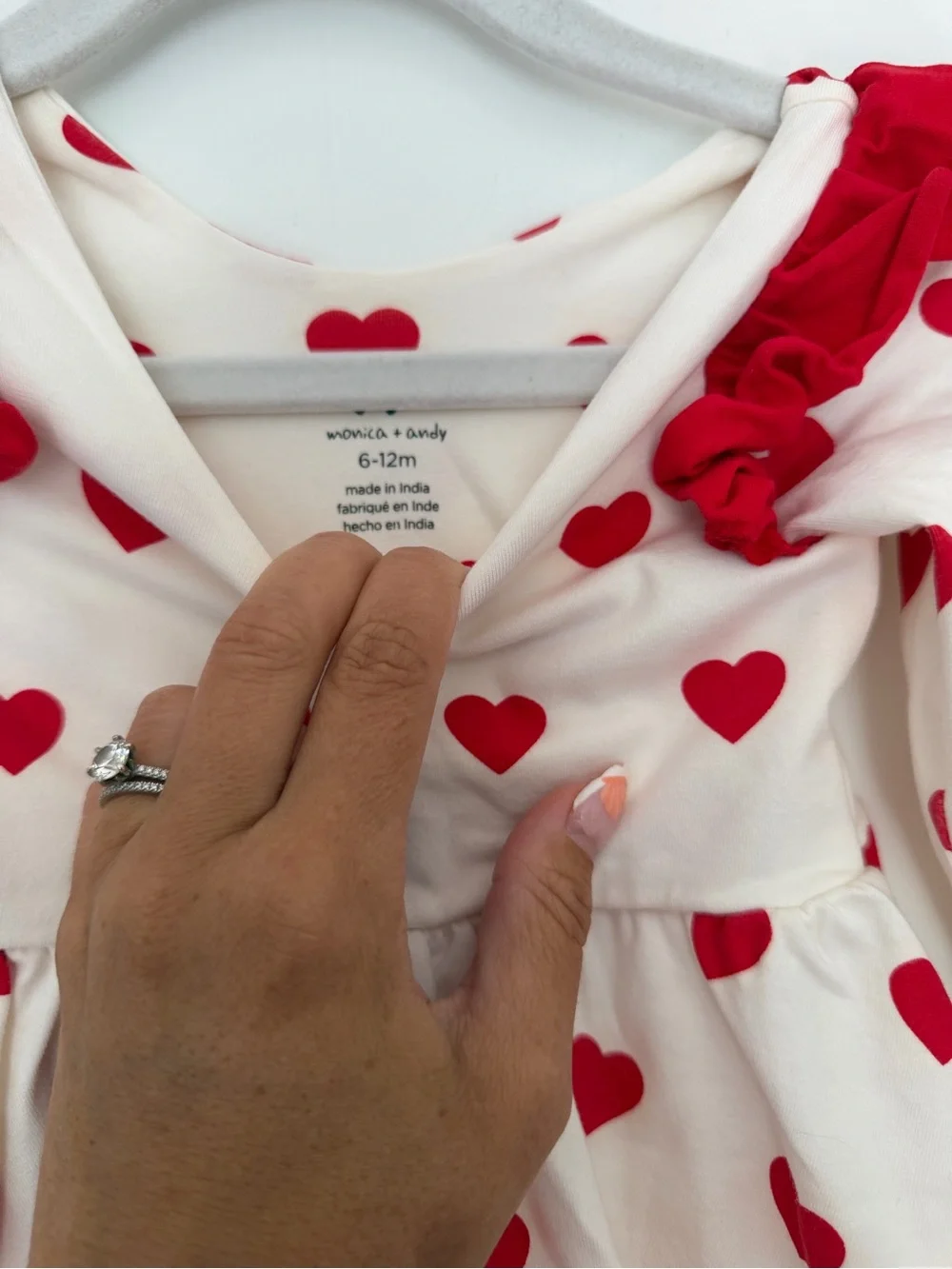 Baby girl valentine day bundle size 12m